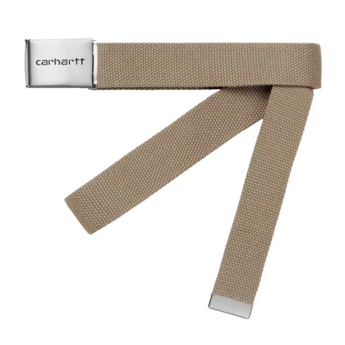Carhartt - Clip Belt Chrome - Leather - Textilgürtel