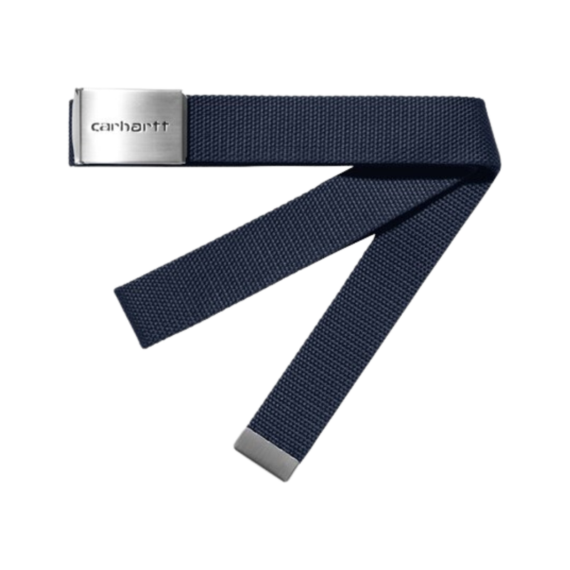 Carhartt - Clip Belt Chrome - Air Force Blue - Textilgürtel