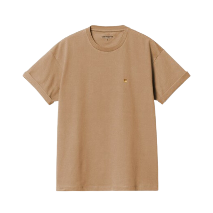 Carhartt - W S/S Chase T-Shirt - Peanut / Gold - T-Shirt