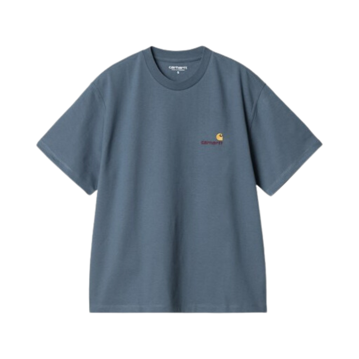 Carhartt - W S/S American Script T-Shirt - Positano - T-Shirt