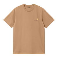 Carhartt - S/S American Script T-Shirt - Peanut - T-Shirt