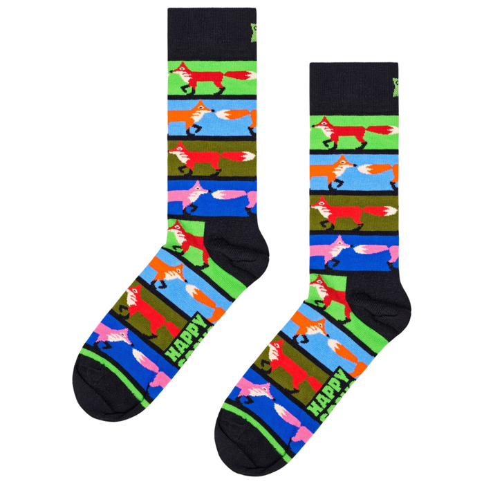 HappySocks - Fox Stripe Sock - Black - Socken