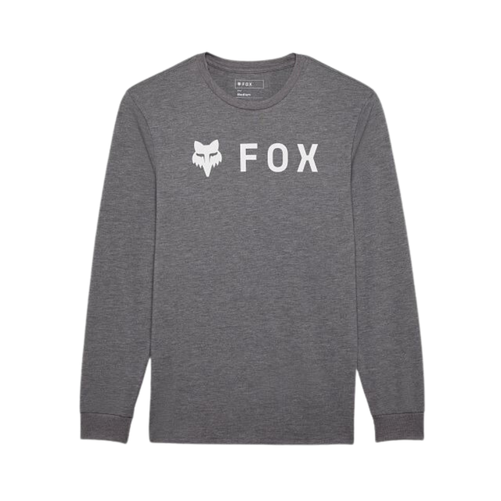 Fox - Absolute LS Tech Tee - Heather Graphite - T-Shirt Langarm