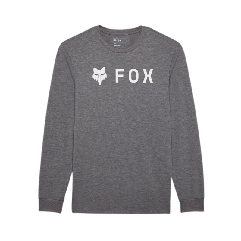 Fox - Absolute LS Tech Tee - Heather Graphite - T-Shirt Langarm