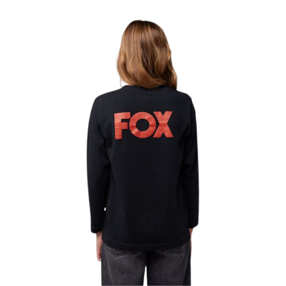 Fox - Yth Heritage LS Tee - Black - T-Shirt Langarm