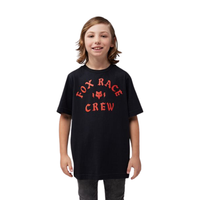 Fox - Yth Race Crew SS Tee - Black - T-Shirt