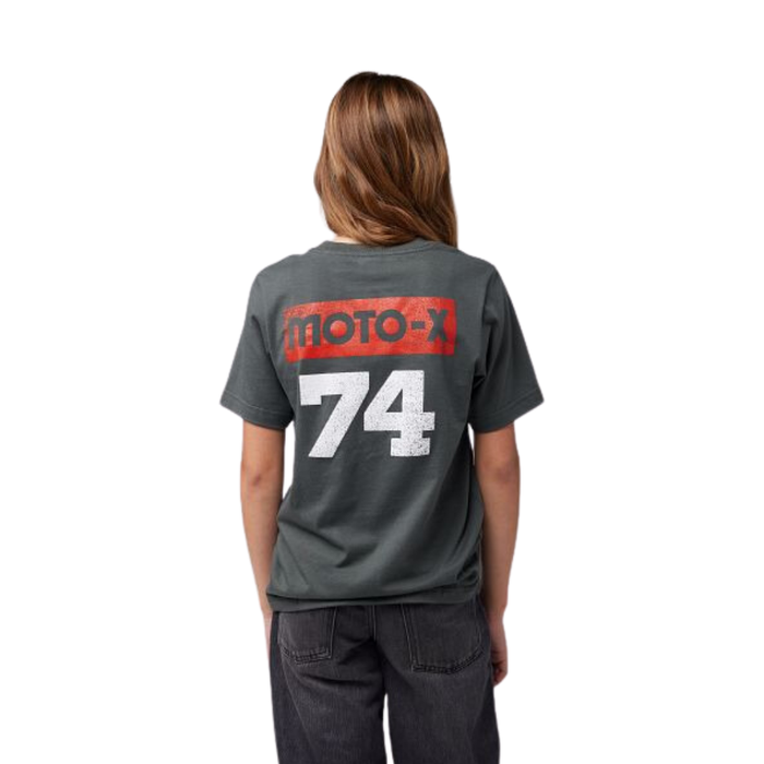 Fox - Yth 74 SS Tee - Dark Shadow - T-Shirt
