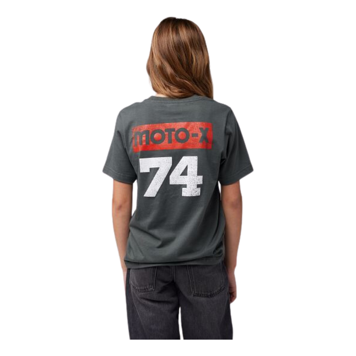 Fox - Yth 74 SS Tee - Dark Shadow - T-Shirt