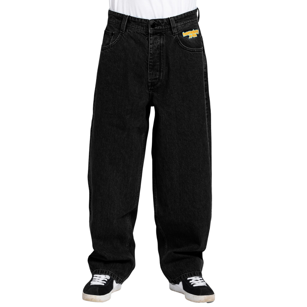 Homeboy - x-tra MONSTER Denim - Washed Black - Baggy Fit Jeans