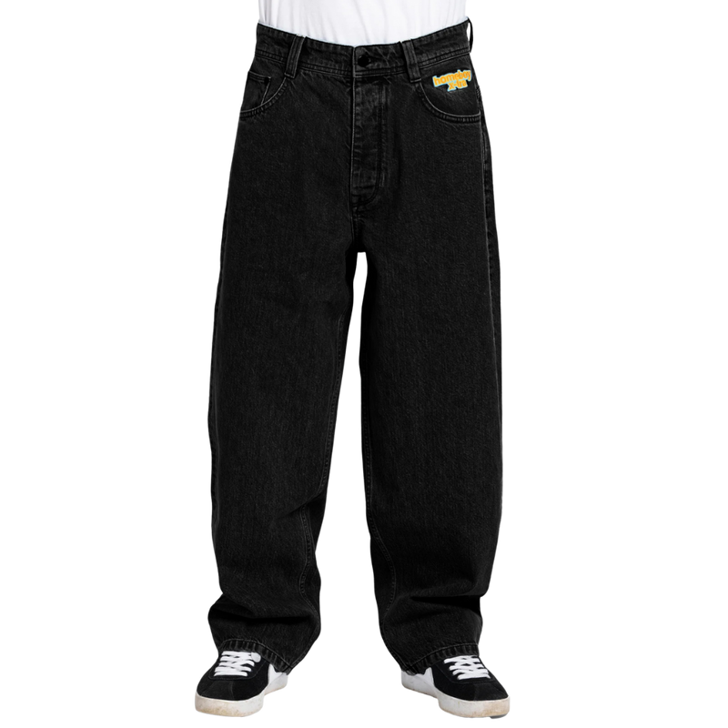 Homeboy - x-tra MONSTER Denim - Washed Black - Baggy Fit Jeans