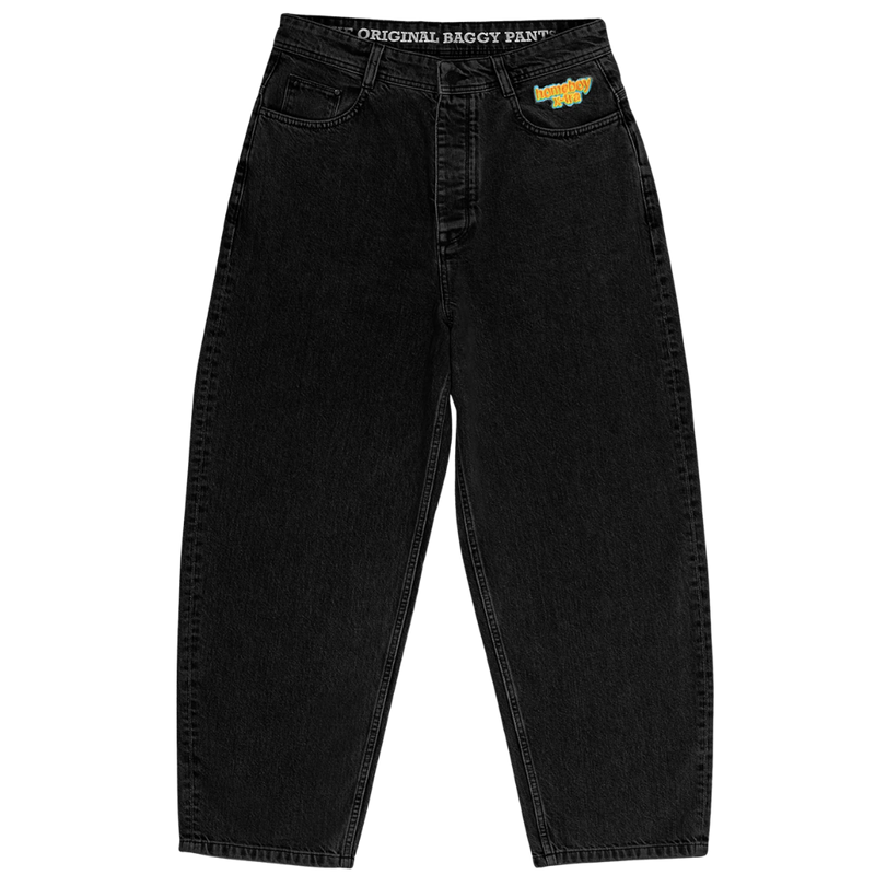 Homeboy - x-tra MONSTER Denim - Washed Black - Baggy Fit Jeans