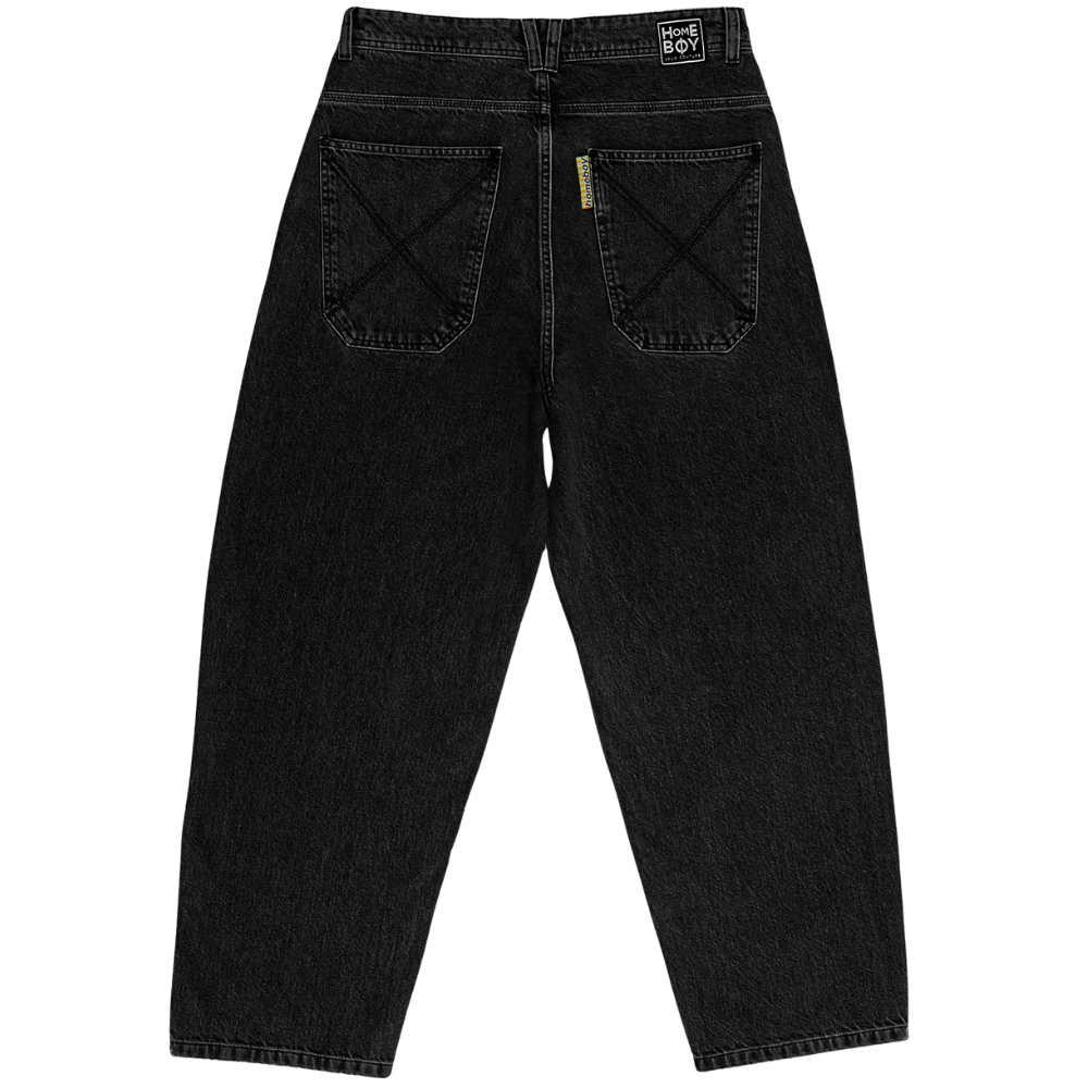 Homeboy - x-tra MONSTER Denim - Washed Black - Baggy Fit Jeans