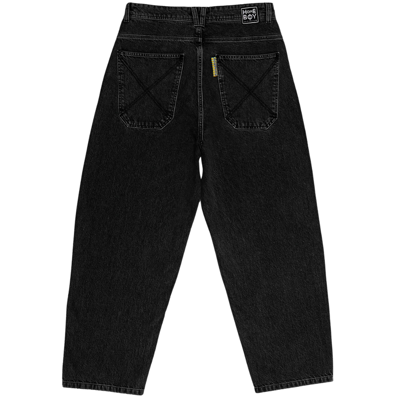 Homeboy - x-tra MONSTER Denim - Washed Black - Baggy Fit Jeans