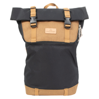 Doughnut - Christopher Euro Backpack Rolltop Backpack  - black x khaki - Rucksack