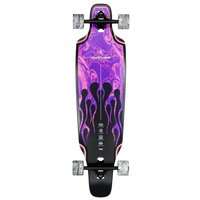 Globe - Outlier - Purple Flames - Longboard-Complete