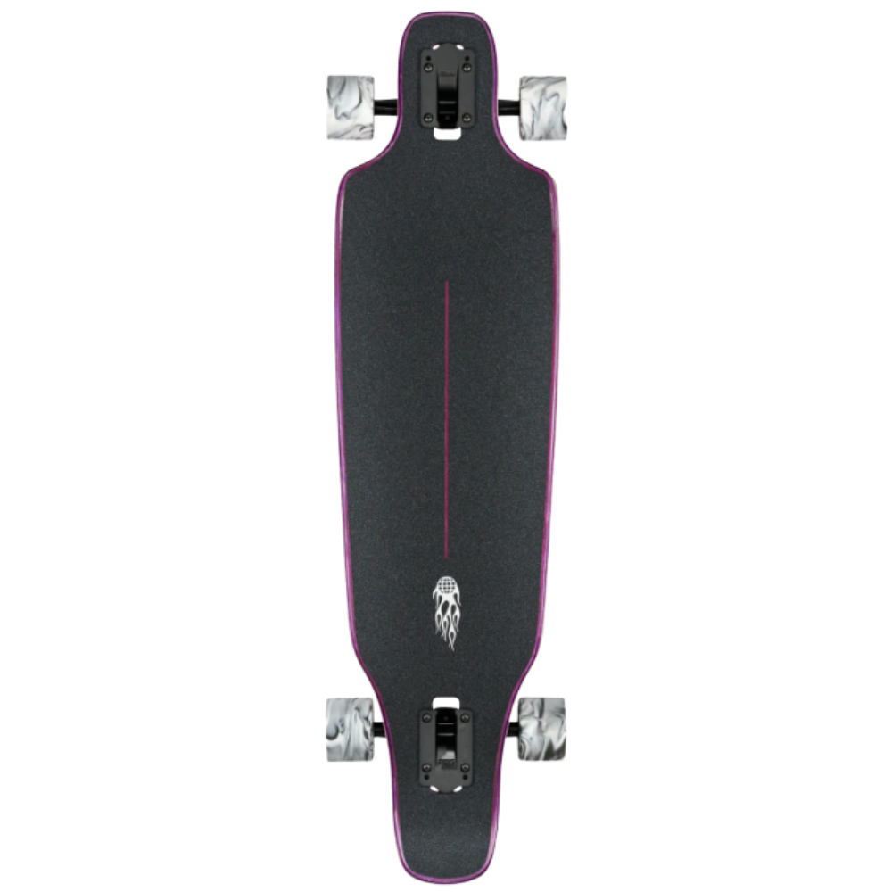 Globe - Outlier - Purple Flames - Longboard-Complete