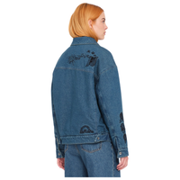 Volcom - Fa Keutchi Denim Jacket - Vmi-Vintage Marbled Indigo - Jeansjacke