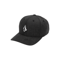 Volcom - Full Stone Hthr Flexfit Hat - Charcoal Heather - Flexfit Cap