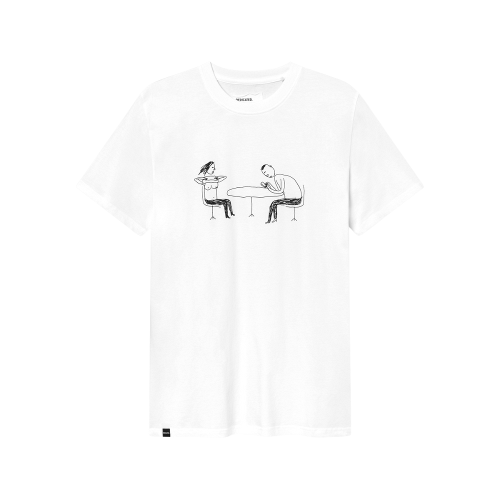 Dedicated - Stockholm Phoney Date - White - T-Shirt