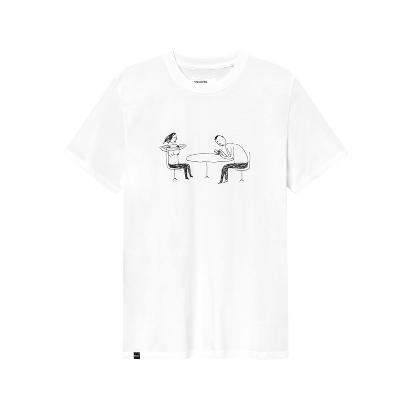 Dedicated - Stockholm Phoney Date - White - T-Shirt