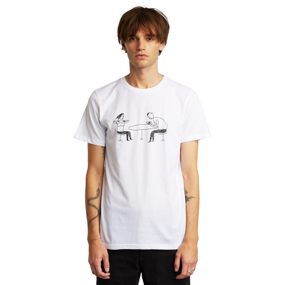Dedicated - Stockholm Phoney Date - White - T-Shirt