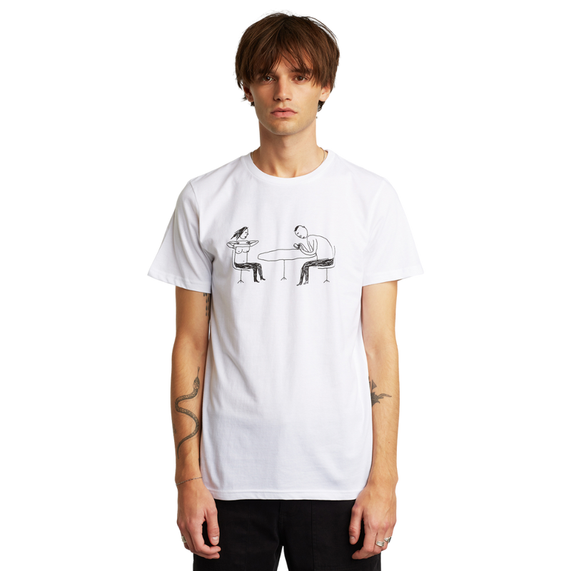 Dedicated - Stockholm Phoney Date - White - T-Shirt