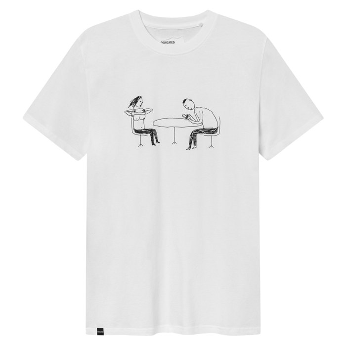 Dedicated - Stockholm Phoney Date - White - T-Shirt