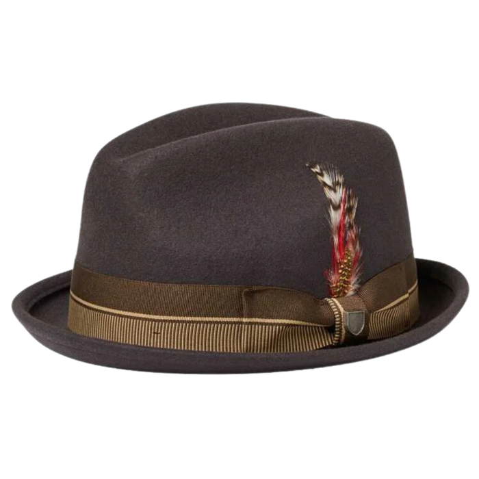 Brixton - 20Th Anniversary Gain Fedora - Chocolate/Gold - Hut