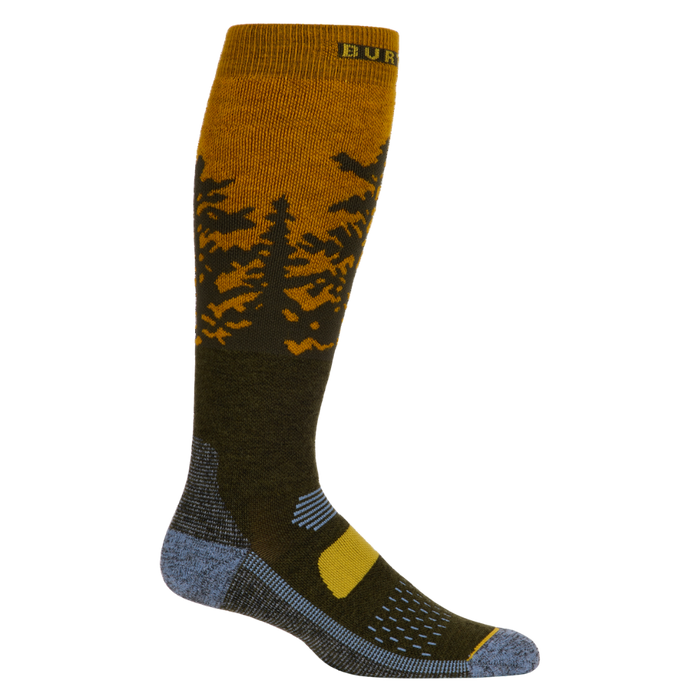 Burton - Mens Performance Midweight Sock - Dark Slate Heather - Snowboard-Socken