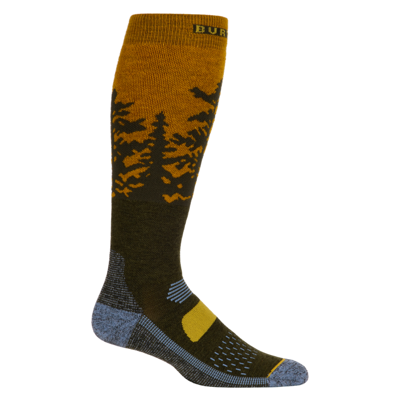 Burton - Mens Performance Midweight Sock - Dark Slate Heather - Snowboard-Socken