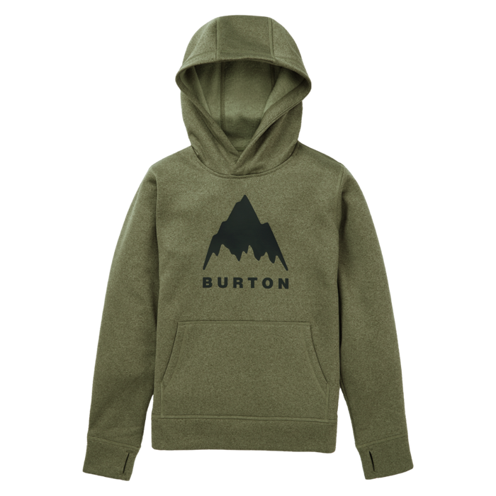 Burton - Kids Oak Pullover Hoodie - Forest Moss Heather - Hoodie