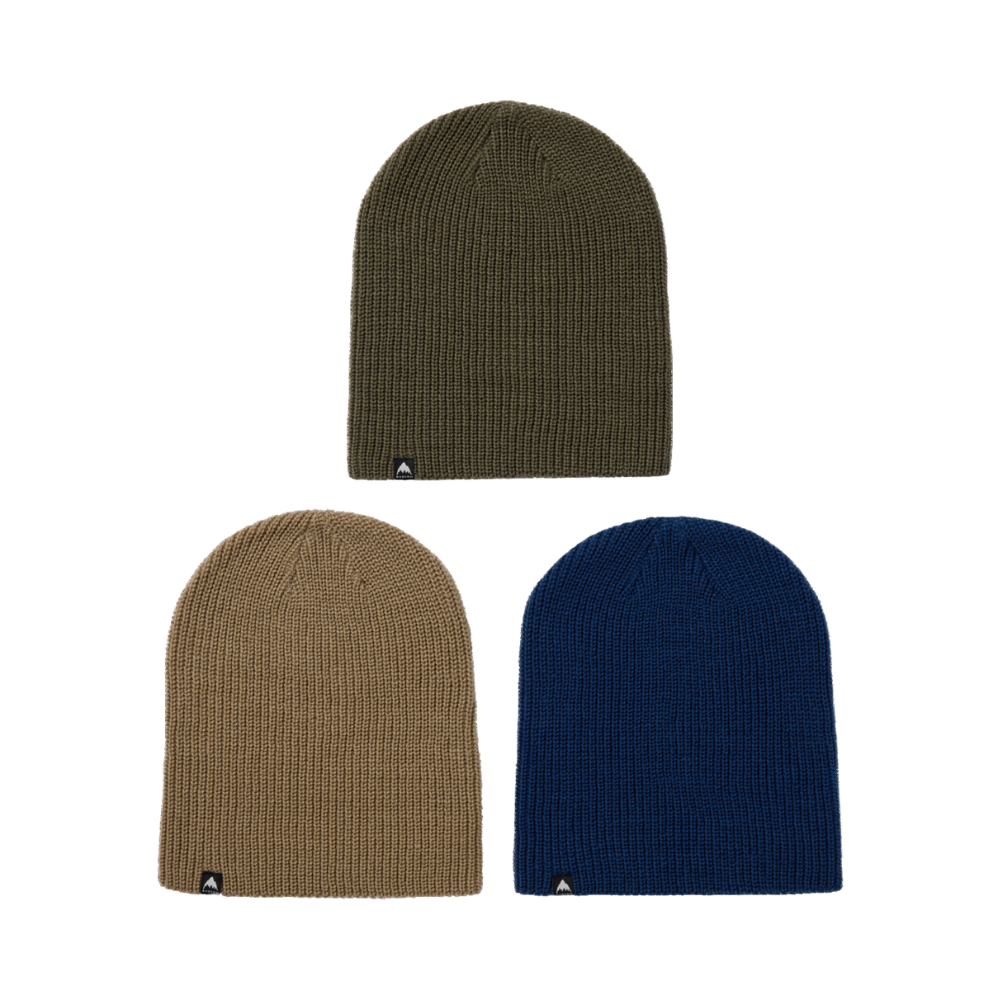 Burton - Recycled DND Beanie (3 Pack) - Nightfall/Summit Taupe/Forest Moss - Beanie