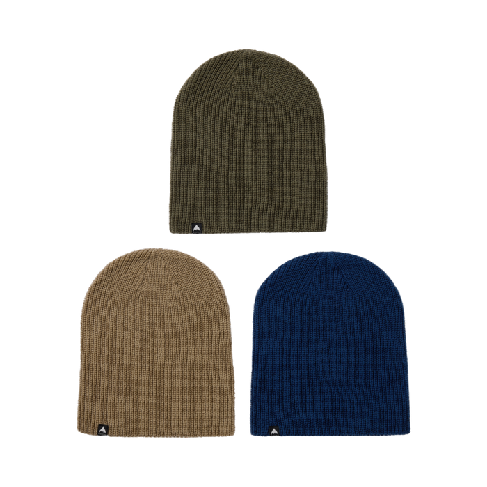 Burton - Recycled DND Beanie (3 Pack) - Nightfall/Summit Taupe/Forest Moss - Beanie