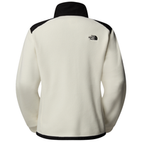 The North Face - W Alpine Polartec 200 Fz Jacket - White Dune/TNF Black - Fleece Jacke