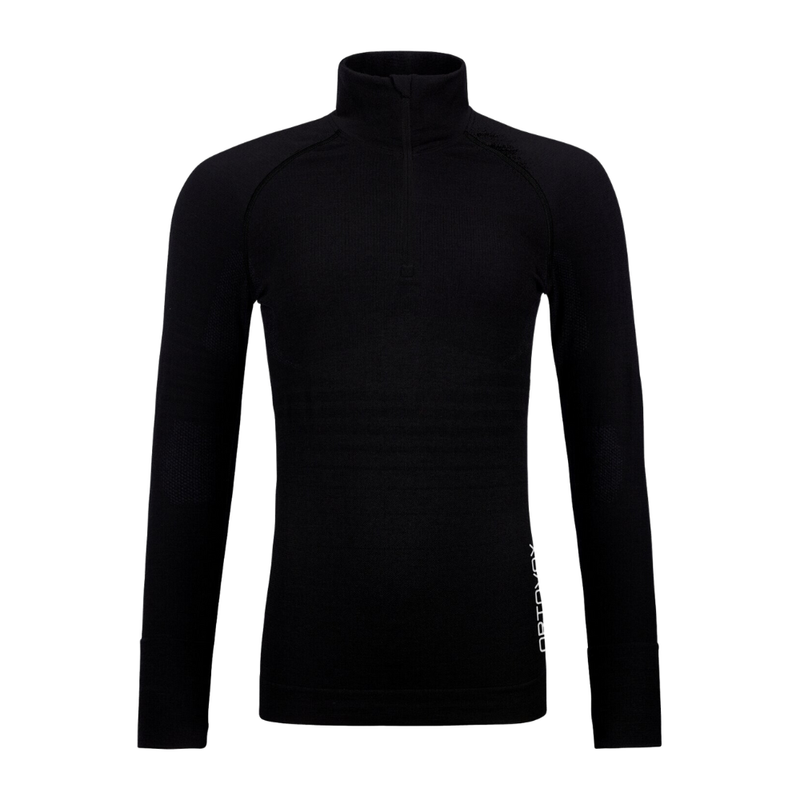 Ortovox - 230 Competition Zip Neck W - Black Raven - Base Layer Wolle