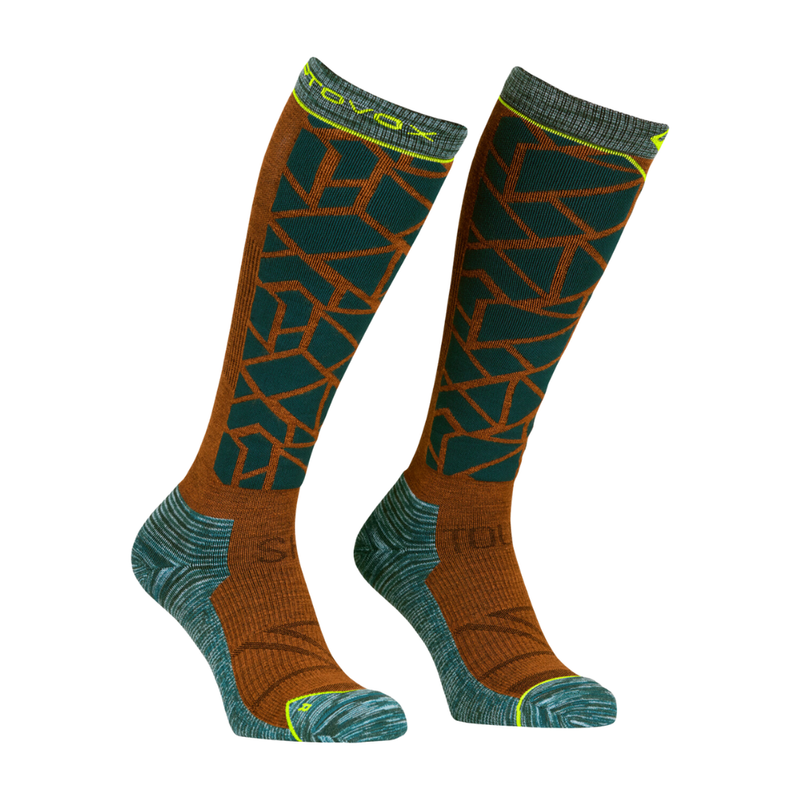 Ortovox - Ski Tour Comp Long Socks M - Dark Pacific - Snowboard-Socken