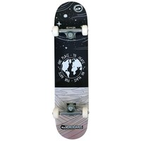 Moreboards - MB Woorld 7.5 - Black White - Skateboard-Complete