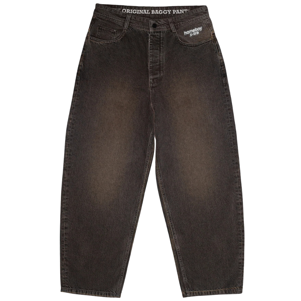 Homeboy - x-tra MONSTER Black Label  - Dirty Black - Baggy Fit Jeans
