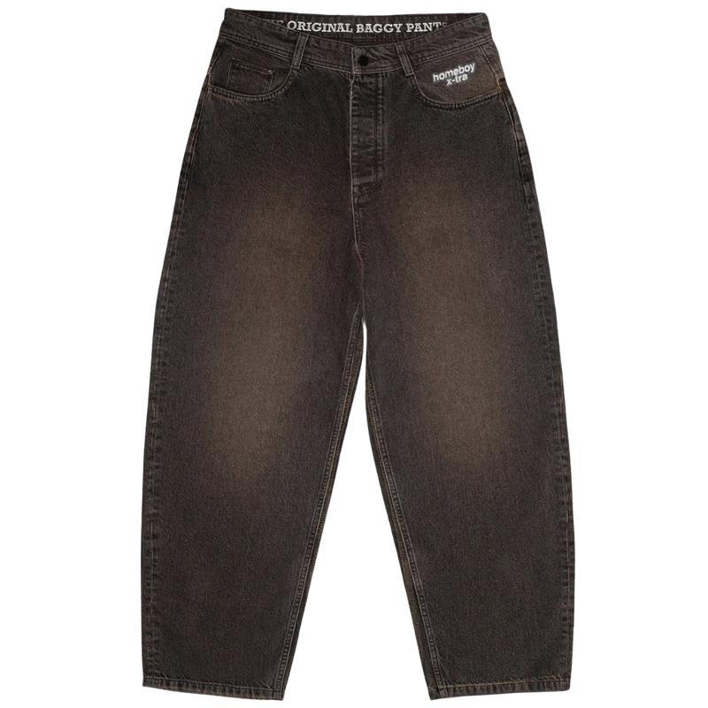 Homeboy - x-tra MONSTER Black Label  - Dirty Black - Baggy Fit Jeans