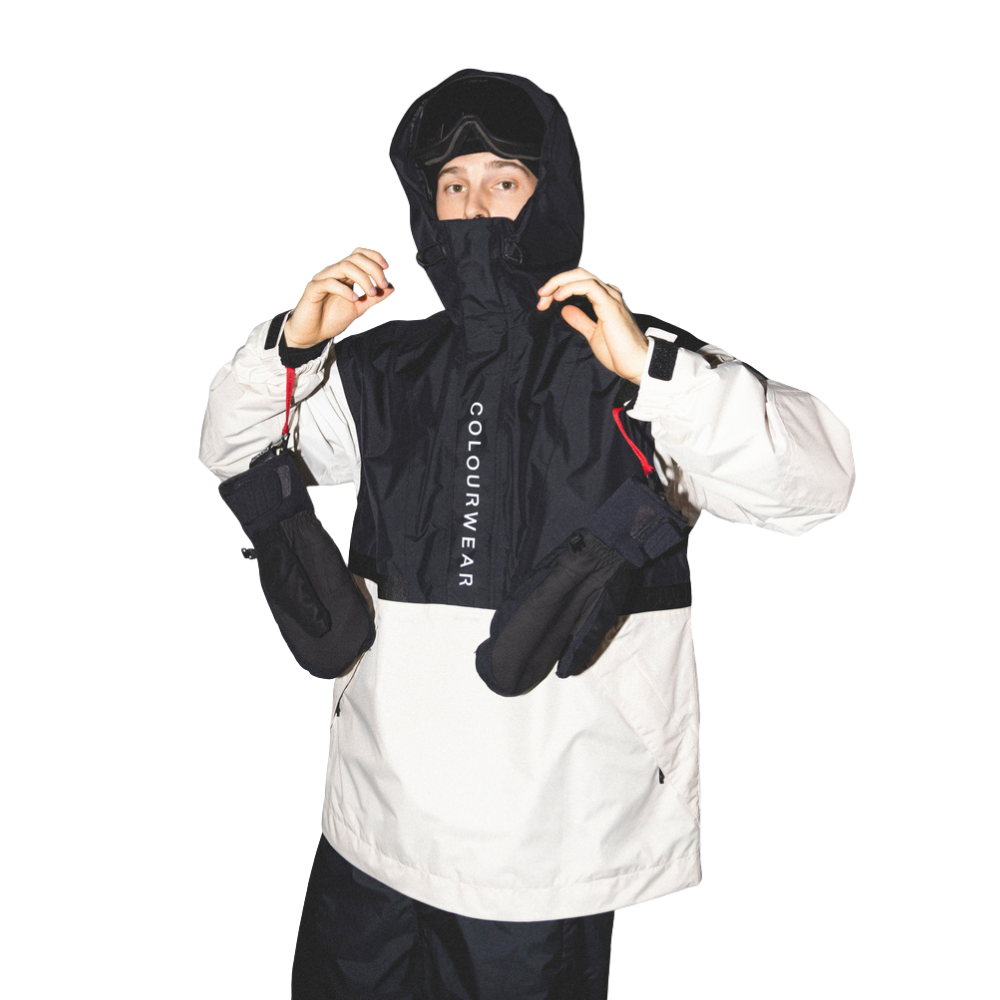 CLWR - U Aquilo Anorak - Off-White  - Snowboard-Jacke