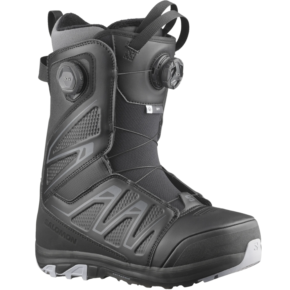 Salomon - Ivy Boa SJ Boa - Black/Black/Lilac Gray - Freeride-Boot