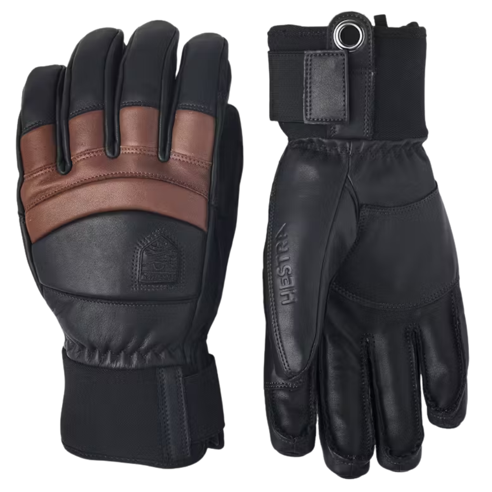 Hestra - Fall Line - 5 finger - Navy/Brown - Handschuh