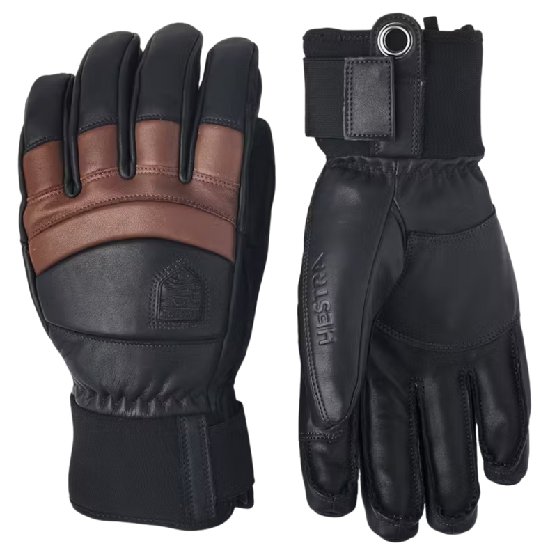 Hestra - Fall Line - 5 finger - Navy/Brown - Handschuh
