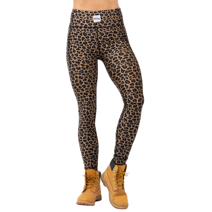 Eivy - Pocket Tights - Leopard - Funktions-Unterhose Lang