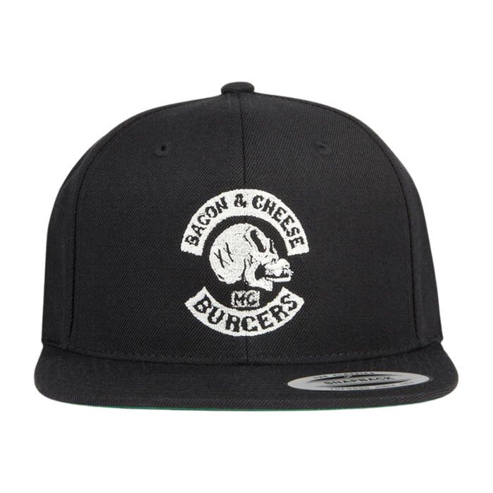 The Dudes - Bacon Cheese Structured 5 Panel Cap - Black - 5-Panel Cap