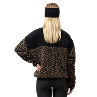 Eivy - Ball Fleece - Black/Leopard - Fleece Sweater