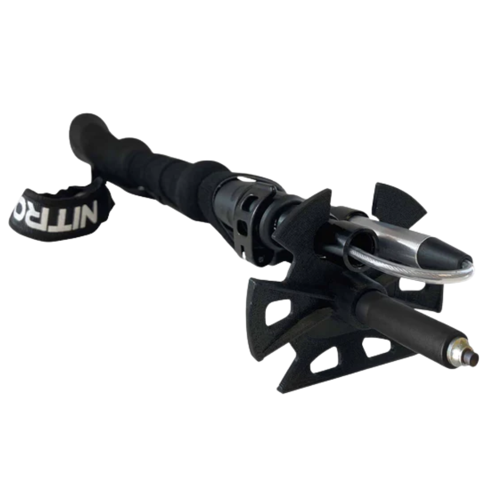 Nitro - Nitro 4-Pcs Alu Splitb. Poles - Black/Grey/Green - Backcountry Zubehör