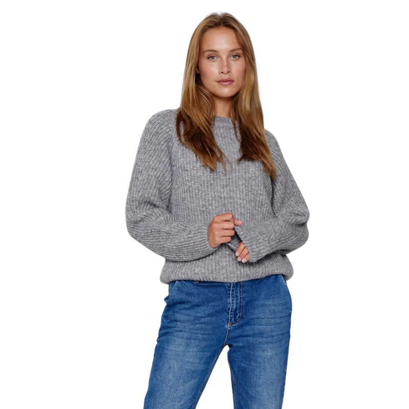 Nümph - Nuzindi Pullover  - Storm Front Melange - Pullover