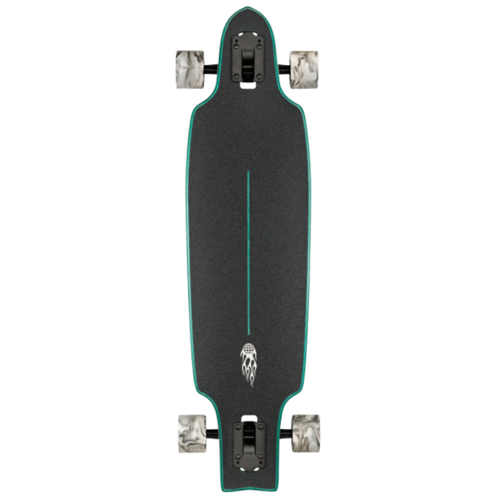Globe - Prowler Mid - Green Flames - Longboard-Complete