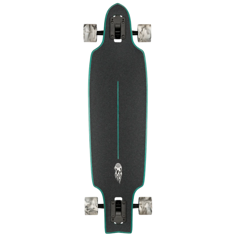Globe - Prowler Mid - Green Flames - Longboard-Complete
